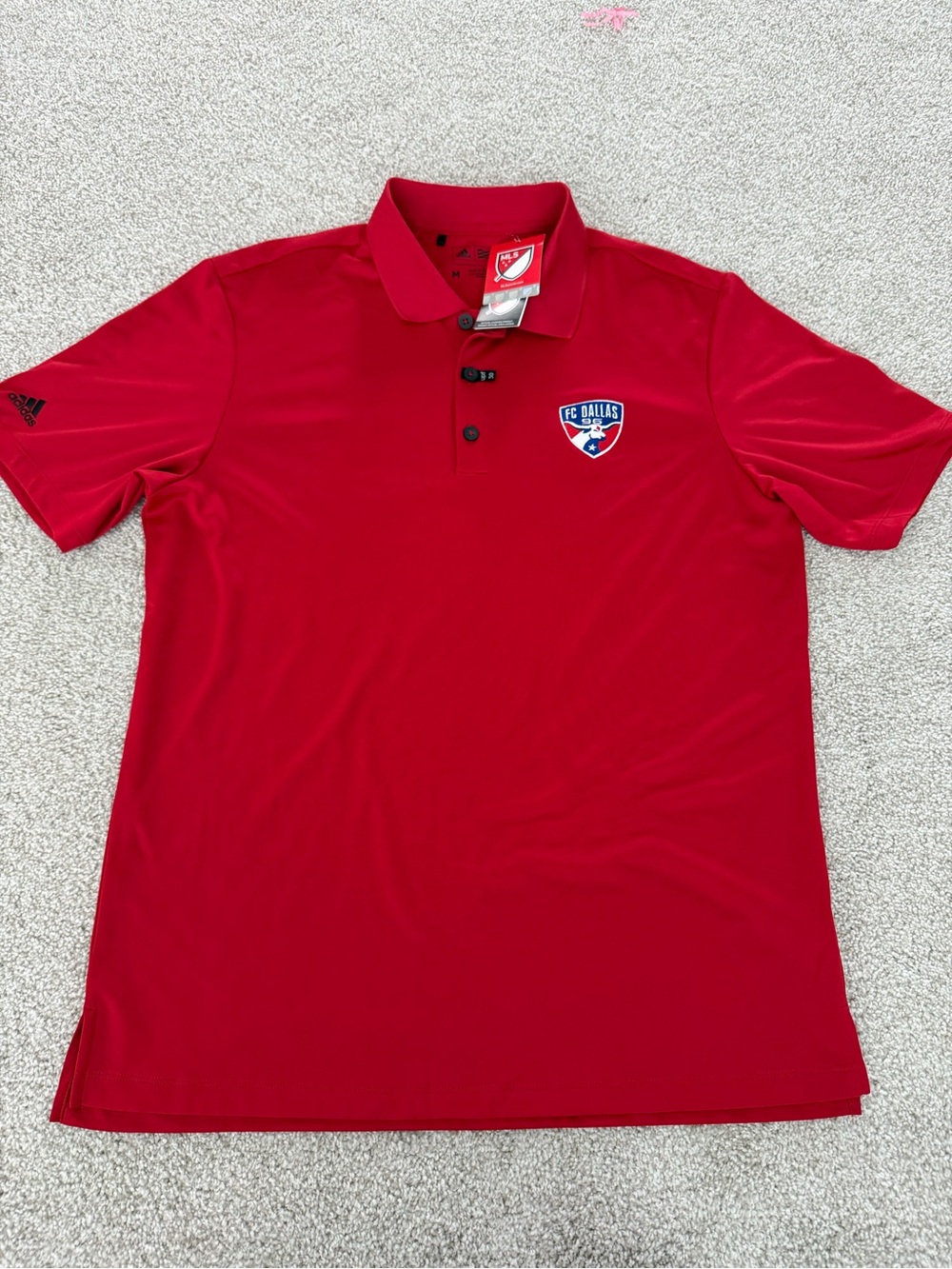 adidas Red FC Dallas Performance Polo